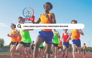 Challenge Equip'athle Tour Départemental Automnal BE/MI à Lomme (stade des Ormes).