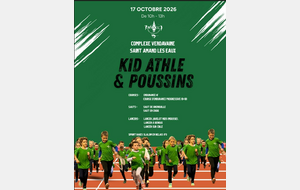 Kid Athlé Eveils et Poussins à Saint Amand (Complexe Verdavaine)